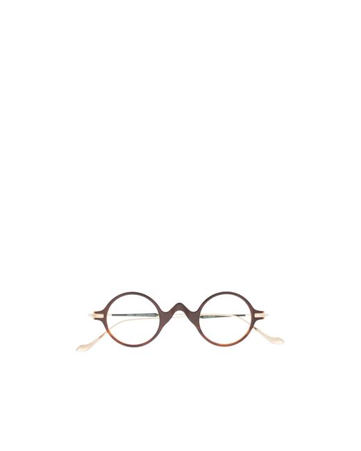 Matsuda White Round-Frame Glasses for men