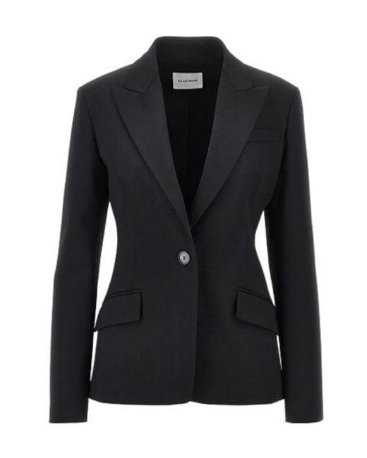 ANDAMANE Black Long-Sleeve Blazer