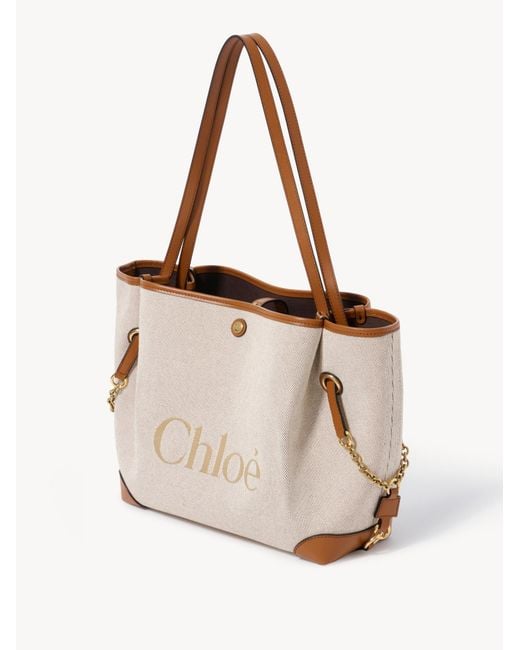 Chloé Natural Chloé Clover Double Carry Bag