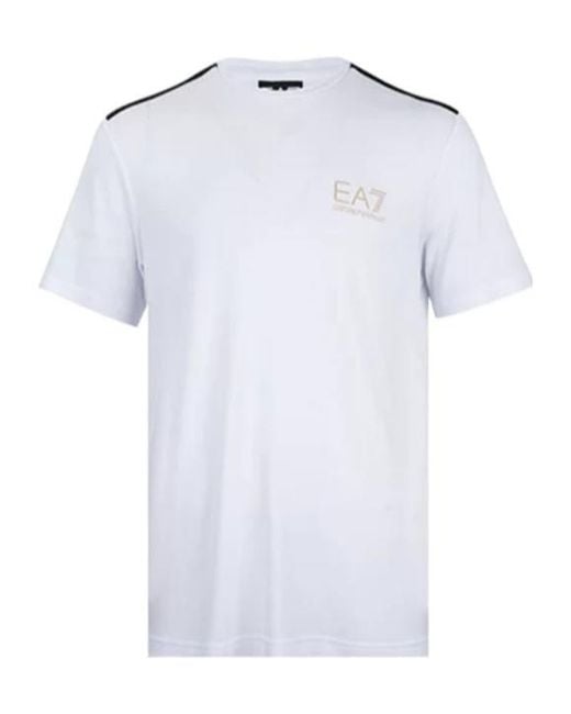 Emporio Armani White Short-Sleeved T-Shirt for men
