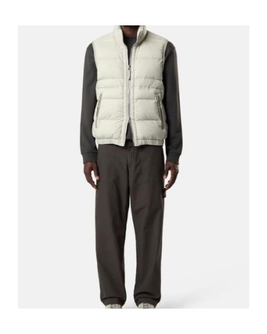 Stone Island Natural Logo-Patch Padded Gilet for men