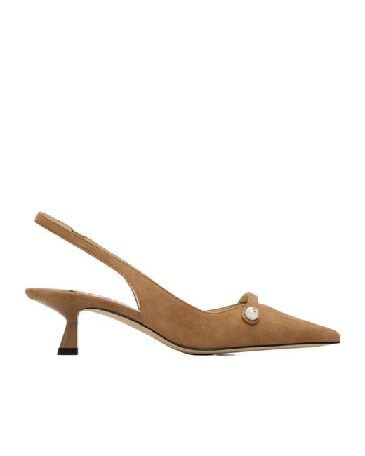 Jimmy Choo Brown Amita Size 45 High Heels