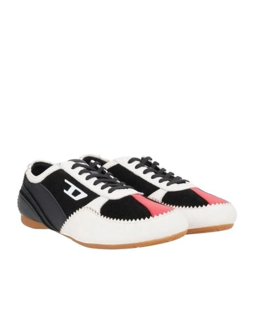 DIESEL Black D-Mile Low-Top Sneakers