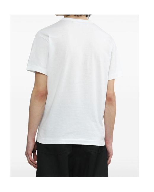 Comme des Garçons White Short-Sleeved T-Shirt