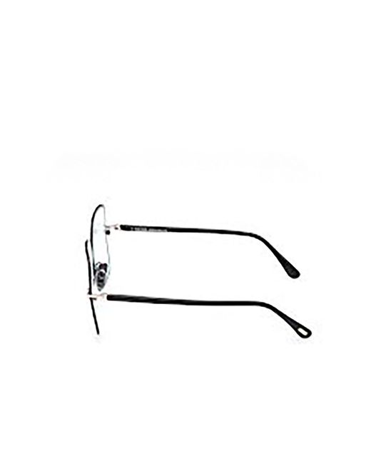 Tom Ford Metallic Eyewear Square Frame Glasses