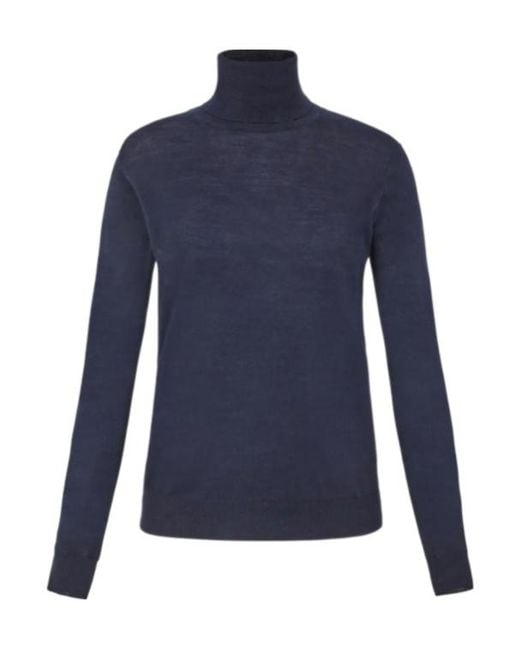 P.A.R.O.S.H. Blue Roll-Neck Sweater