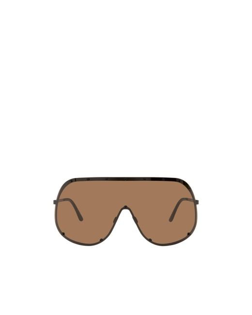 Rick Owens Multicolor Shield Frame Sunglasses for men