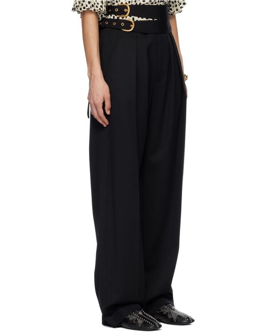 Chloé Black Chlo High-Waisted Tailored Trousers