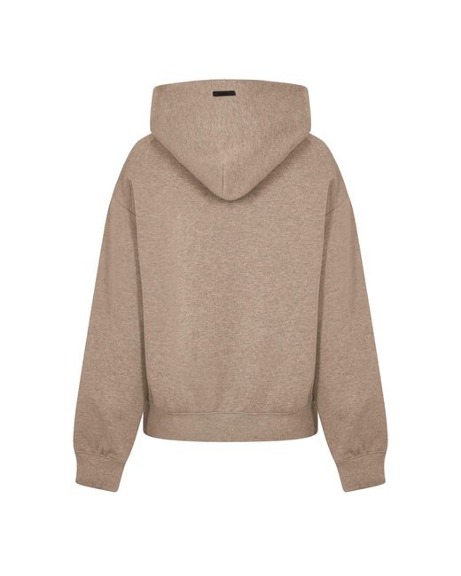 Fear Of God Natural Logo Hoodie