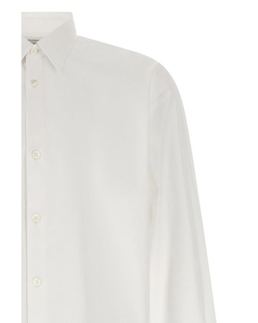Dries Van Noten White Long Sleeve Shirt for men