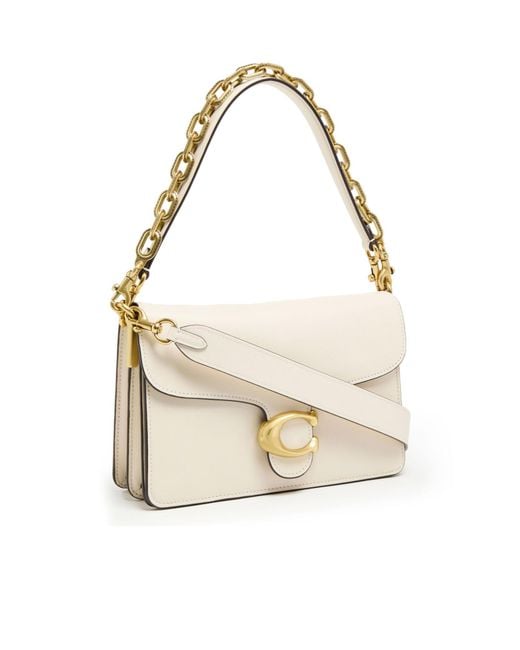 COACH White Tabby Shoulder Bag