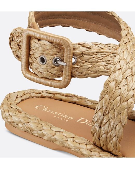 Dior Natural Iviera Ocean Thong Sandal