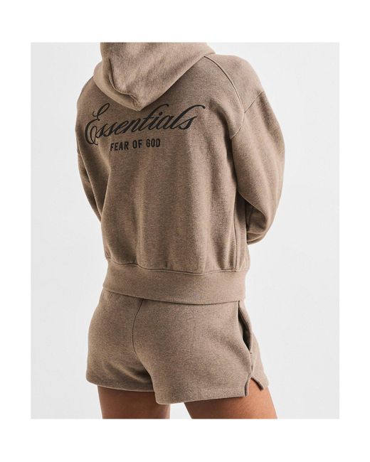 Fear Of God Natural Zip-Up Hoodie