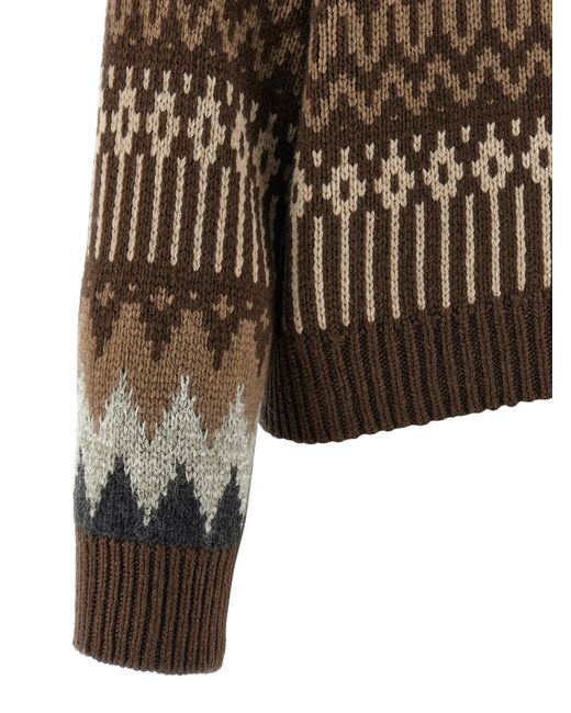Brunello Cucinelli Black Sequin And Cashmere Sweater
