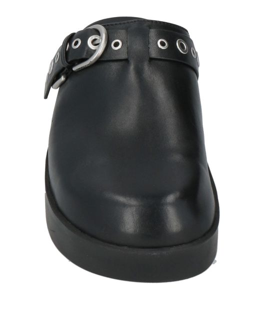 Rag & Bone Black Round Toe Mules