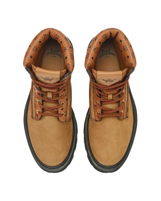 MCM Brown Ankle Boots