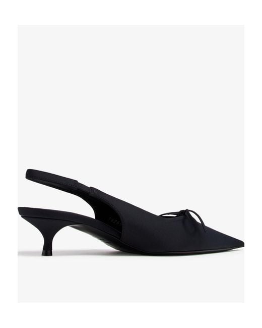 Balenciaga Multicolor Knife Bow Slingback Pumps