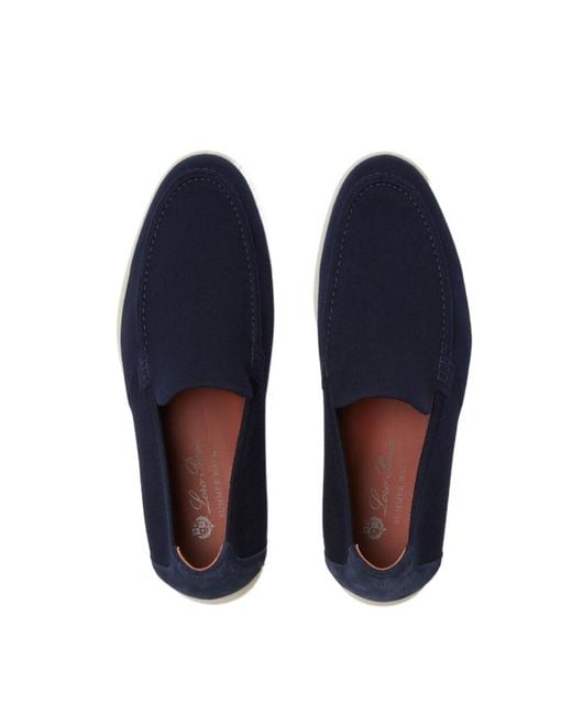 Loro Piana Blue Summer Walk The Gift Of Kings Loafer for men