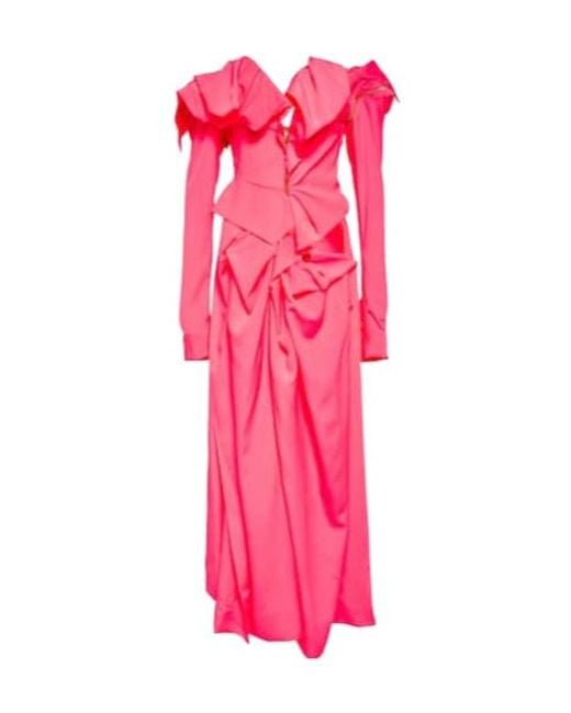 Vivienne Westwood Pink Pleated Dress