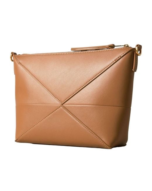 Loewe Brown Puzzle Fold Pouch