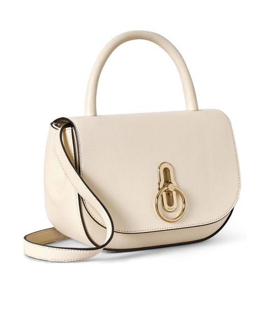Mulberry Natural Solid Color Crossbody Bag