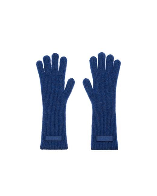 Jacquemus Blue The Gros Grain Gloves