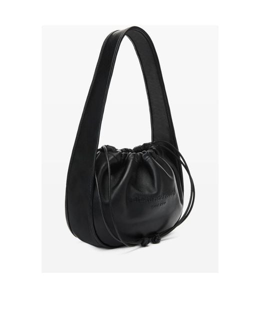 Alexander Wang Black Small Cinch Shoulder Bag