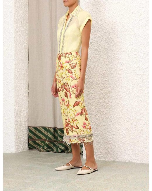 Zimmermann Metallic Matchmaker Diamante Skirt