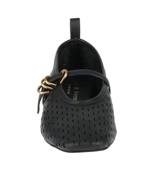 Rag & Bone Black Minimalist Mary Jane Shoes