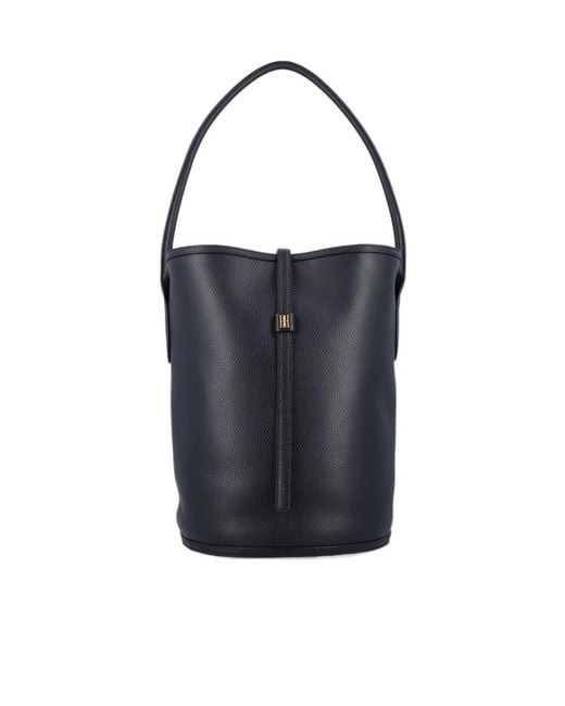 By Malene Birger Black Top Handle Handbag