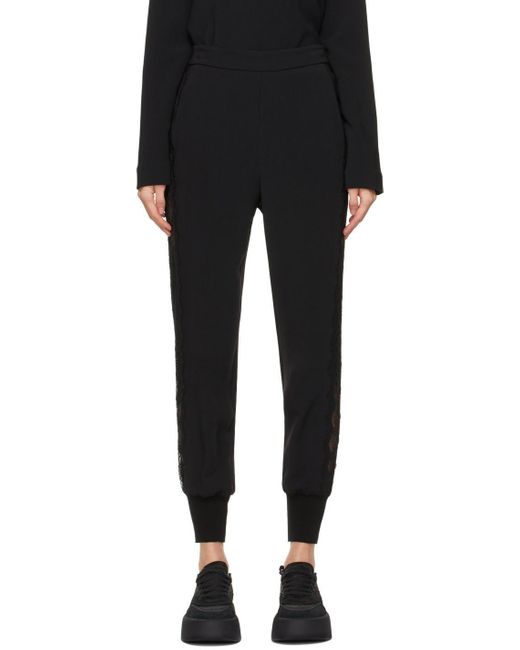Stella McCartney Black Tapered Leg Trousers
