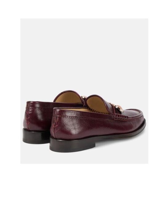 Gabriela Hearst Brown Melchora Embellished Leather Loafers