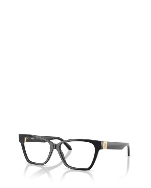 Versace White Eyewear Cat-Eye Frame Glasses