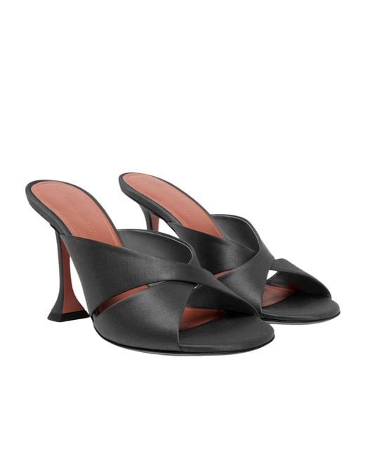 AMINA MUADDI Brown Salma 95 High-Heeled Sandals