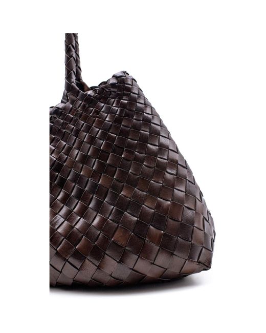 Dragon Diffusion Black Solid Color Handbag