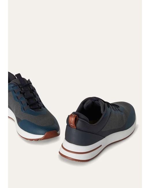 Loro Piana Black Week-End Walk Sneakers for men