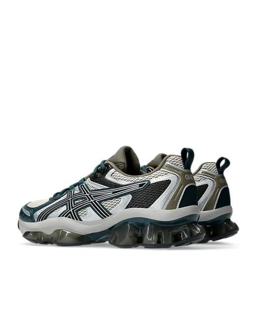 Asics Green Gel-Quantum Kinetic Lace-Up Sneakers for men