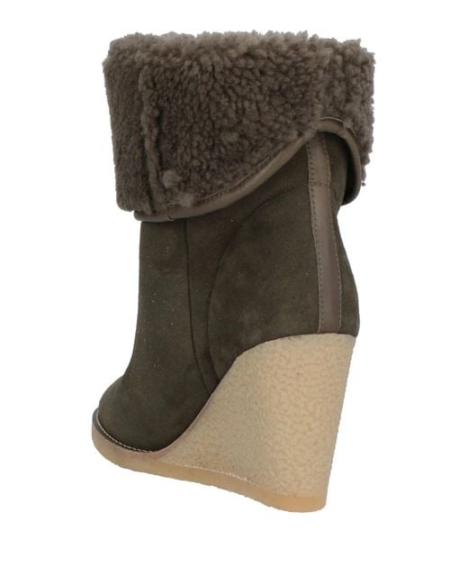 Isabel Marant Green Ankle Boots
