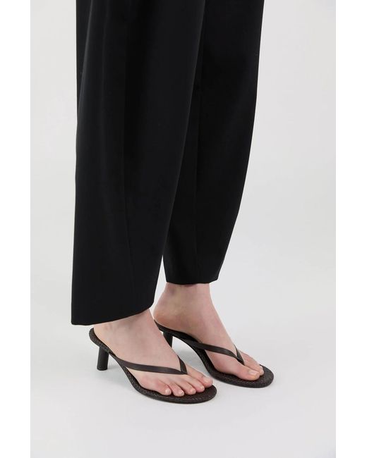 St. Agni Brown Open-Toe High-Heeled Sandals