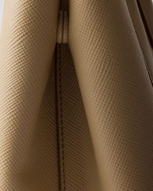 Prada Natural Saffiano Handbag