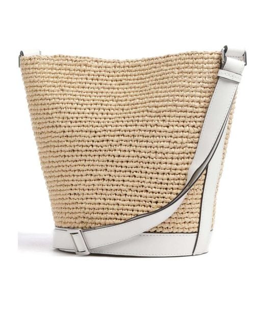 MICHAEL Michael Kors Natural Small Open Top Townsend Bucket Bag