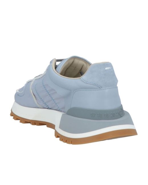 Maison Margiela Blue Minimalist Low-Top Casual Shoes
