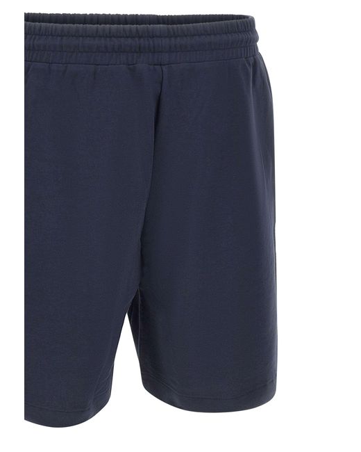 EA7 Blue Core Identity Logo Shorts for men