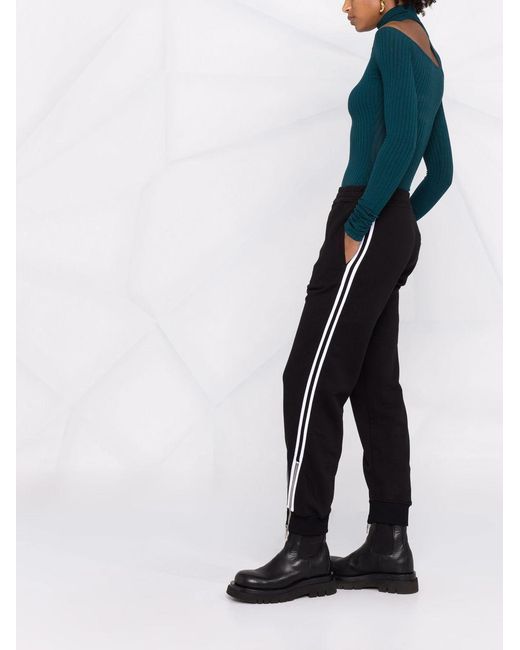 McQueen Black Zip Joggers