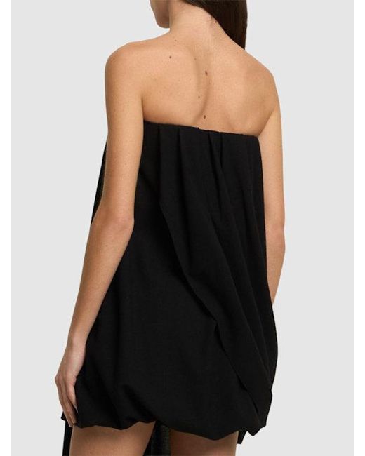J.W. Anderson Black Strapless Dress