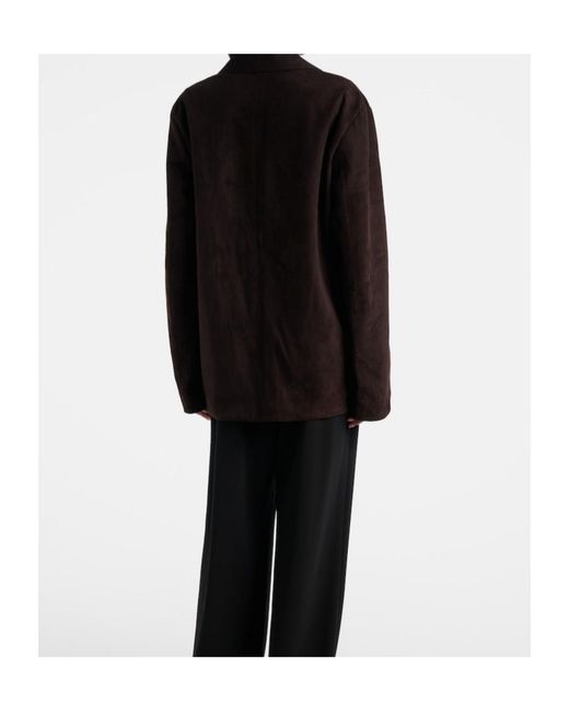 The Row Brown Fabian Suede Jacket