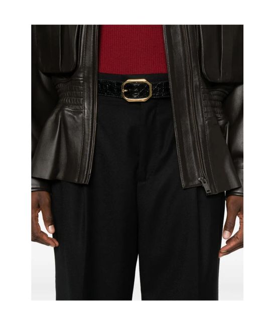 Berwich Black Simonadr High-Waisted Pants
