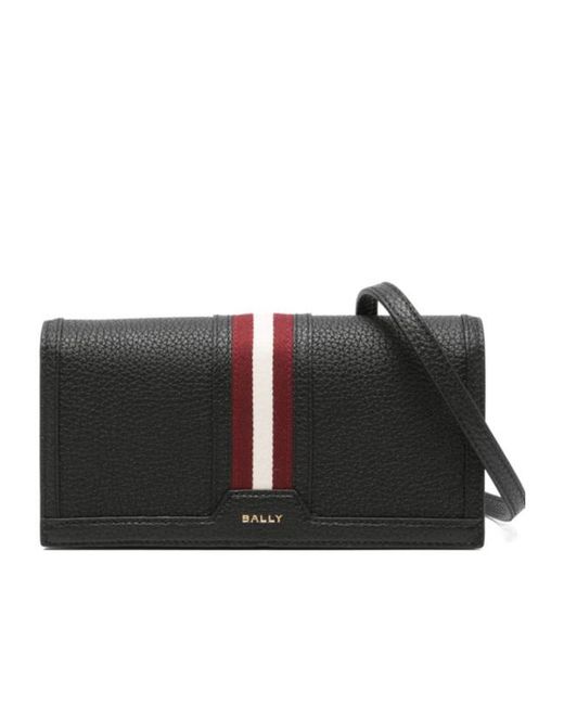 Bally Black Flap Shoulder Bag
