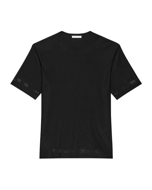 Helmut Lang Black Short Sleeve T-Shirt for men