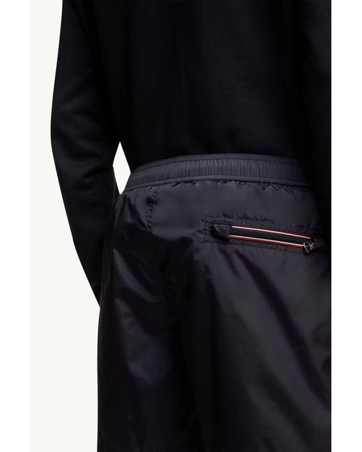Moncler Blue Drawstring Swim Shorts for men